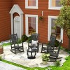 WestinTrends All-Weather Outdoor Patio Poly Classic Porch Rocking Chair (Set of 4) - 2 of 2