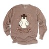 Simply Sage Market Women's Boo Haw Long Sleeve Garment Dyed Tee - 2 of 4