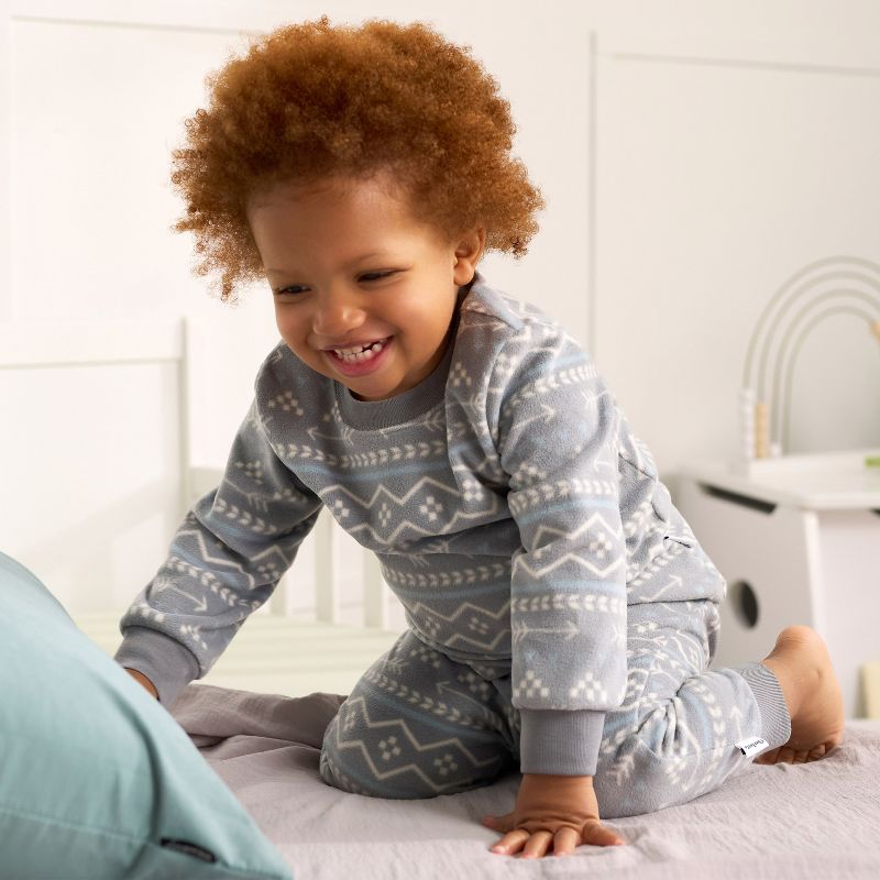 Gerber Baby and Toddler Boys' Fleece Pajamas - 2-Piece, 3 of 8