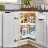Rev-A-Shelf Polymer Kidney Shaped 2-Shelf Lazy Susan for Kitchen Corner Base Cabinets - 2 of 4