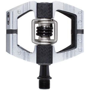 Crank Brothers Mallet E LS Dual Sided Clipless Pedals w/ Platform 9/16" Silver - 1 of 2