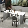 CAVINAS Multifunctional Extendable Console Table,Modern Entryway Table for Living Room,Entryway Hallway - 4 of 4