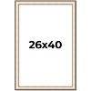 PosterPalooza | Contemporary Silver Picture Frame - UV Acrylic, Foam Board Backing, Hanging Hardware - 2 of 4