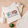Simply Sage Market Peace Love Camping Lightweight Garment Dyed Sweatshirt - 3 of 4