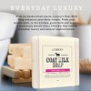 Handmade Goat Milk Soap Made in USA with Organic Shea Butter - Hydrangea Rose Scent - Goats Milk Soap Bar, 3 Pack - 4 of 4
