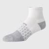 Hanes Men's 3pk Absolute Active Cushioned Ankle Socks - 6-12 - 4 of 4