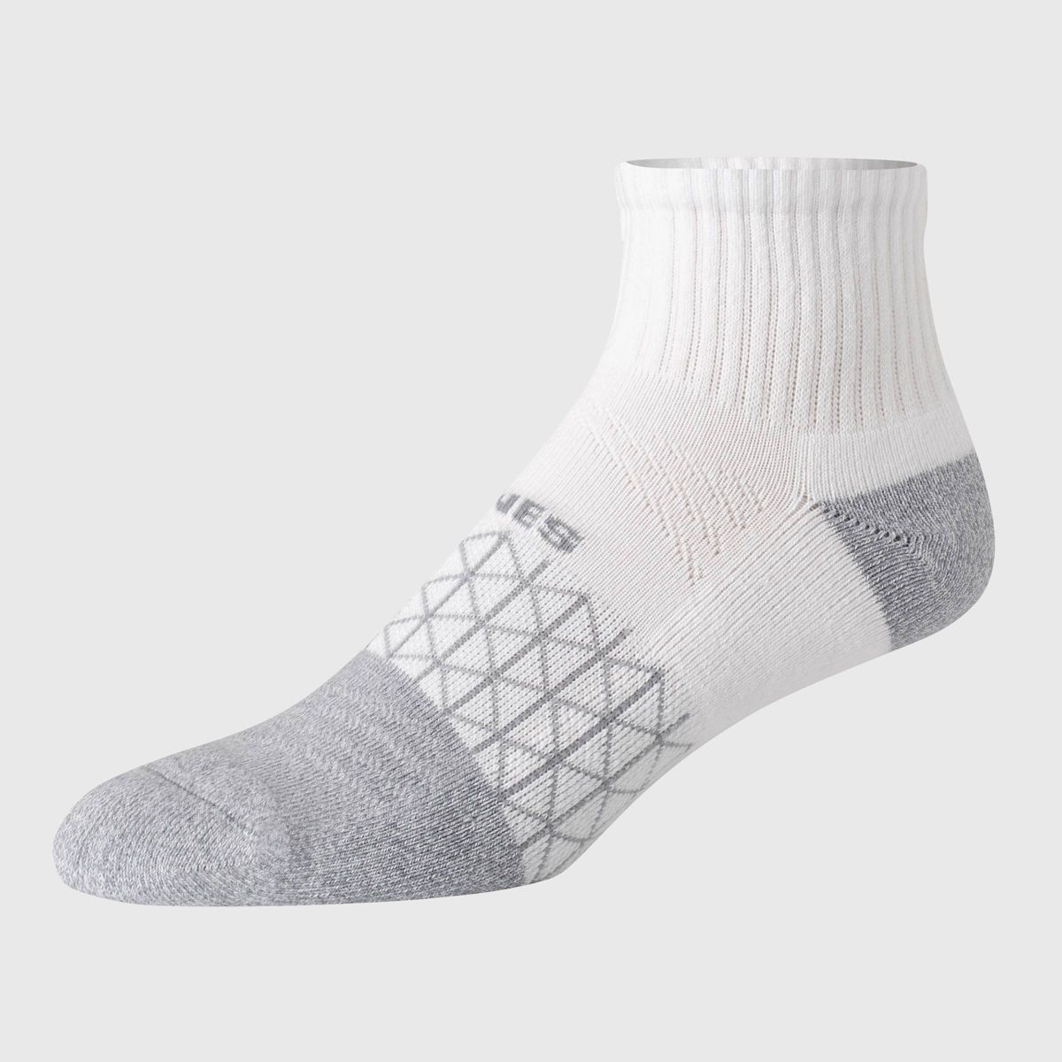 Hanes Men's 3pk Absolute Active Cushioned Ankle Socks - 6-12 - thumbnail 3