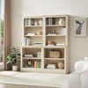 JAHRSTIM Halston Multi-Depth Bookcase, Adjustable Storage Open Display Shelving Unit for Home and Office Space, 31.5”L x 15.75”W x 72.8”H, Cream - 4 of 4