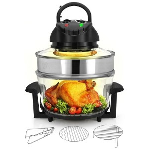 NutriChef 18+ Qt Convection Oven Cooker with Air Fryer Function - Healthy Kitchen Countertop Cooking (PKCOV45) - 1 of 4