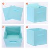 REGALWOVEN Collapsible Fabric Storage Bin with Handle for Organizing Clothes Books 2 Pcs - 3 of 4