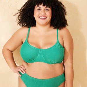 Women's Pucker Textured Underwire Bikini Top - Shade & Shore™ - 1 of 3