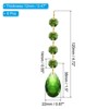 Unique Bargains Crystal Pendants Teardrop Beads for DIY Lamp Arts Crafts Decoration 6 Pcs - 2 of 4