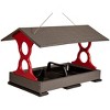 JCS Wildlife Large Fly Thru Bird Feeder- Mounting Pole Bundles Available - 2 of 4