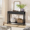 IDEALHOUSE Console Table with 2 Drawers, Farmhouse Entryway Table with Storage Shelf - 4 of 4