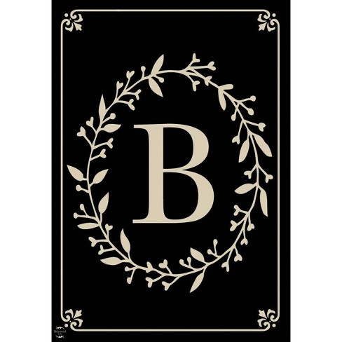 Briarwood Lane Classic Monogram Letter B House Flag Double-Sided 28" x 40" - image 1 of 4