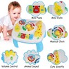 Babyluv"Musical Learning Table for Toddlers – Educational Baby Activity Center for 6+ Months Boys & Girls"White - 2 of 4