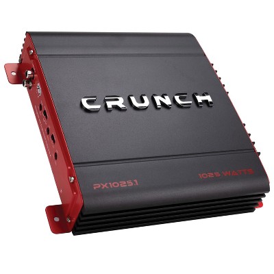 Crunch Power X Series 1,000-Watt-Max Monoblock Class AB Amp with Wired Bass Remote