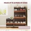 GustoWave Shoe Storage Cabinet with Bench & Seat Cushion for Entryway, Hallway - 4 of 4