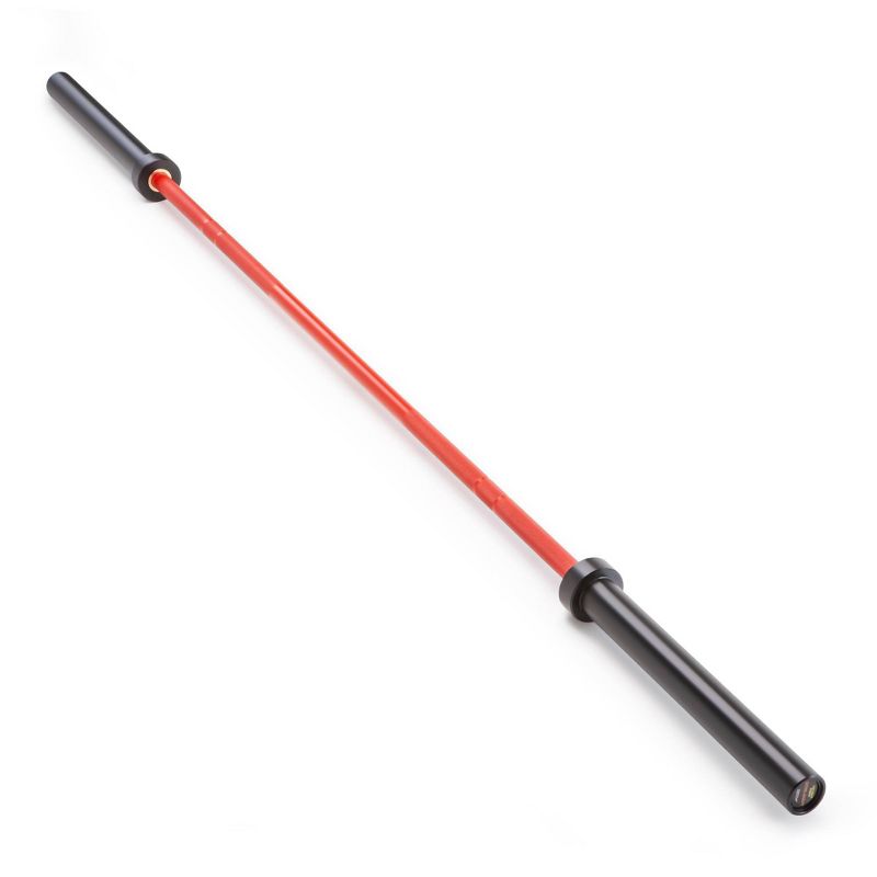 Marcy Olympic Weight Bar - Red/Black, 1 of 12