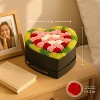 Moss Heart Petite 30 Preserved Roses with Moss – Eternal Flowers in Heart Gift Box, Romantic Décor Gift, Multi Pink - 2 of 4