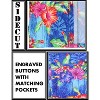 HAPPY BAY Men's Hawaiian Shirts Short Sleeve Button Down Shirt Floral Shirt Men Casual Vacation Tropical Island Shirts for Men S Rosa Sinensis, Blue - 4 of 4