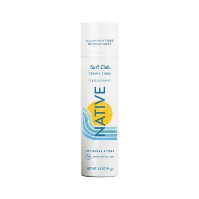 Native Limited Edition Surf Club Deodorant - Tropical Tides - 3.5 fl oz