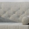 NicBex Mid-Century Modern Accent Chair, Button-Tufted Diamond Stitching with Bolster Pillows for Living Room & Bedroom Chair - 3 of 4