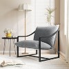 TackView Sling Accent Chairs with Removable Cushions - Metal Frame Living Room Chairs for Courtyard, Balcony & Bedroom - 2 of 4