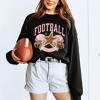 Simply Sage Market Women's Graphic Sweatshirt  Football Season Pink Helmet - 2 of 4