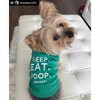 Parisian Pet 'Sleep Eat Poop' Playful Dog Shirt – Trendy Embroidered Pet Apparel for Dogs & Cats, Saint Patrick's Day - 4 of 4