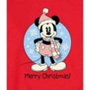 Men's - Disney - Vintage Mickey Mouse Merry Christmas Graphic Fleece Sweatshirt - 2 of 4