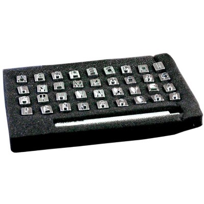 Silver Creek Leather Alphabet and Number Punch Set