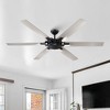Parrot Uncle 70" Black Indoor 129 RPM Ceiling Fan, Modern - 2 of 4