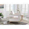 Carolina Living Adadon Velvet Upholstered Armchair - Cream - 4 of 4