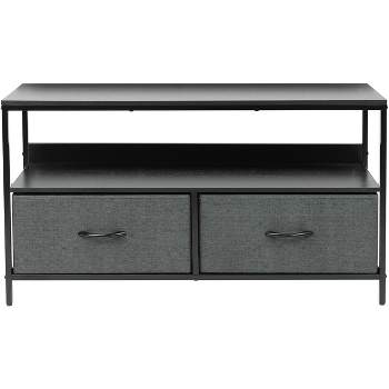 Sorbus TV Stand Dresser with 2 Drawers - Television Riser Chest with Storage - Bedroom, Living Room, Closet, & Dorm Furniture