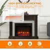 47" W Electric Fireplace 2 Drawer Remote Control Five Flame Brightness - 3 of 4