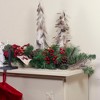 Northlight 6' x 12" Plaid Bows Pinecones and Berries Artificial Christmas Garland - Unlit - 2 of 3