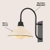 JONATHAN Y Stanley Farmhouse Industrial Indoor/Outdoor Iron LED Gooseneck Arm Outdoor Sconce - 3 of 4