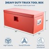 GustoWave 30/36/48in W Metal Truck Tool Box, Heavy Duty Truck Bed Toolboxes with Lock & Keys, Tool Chest Storage Organizer - 2 of 4