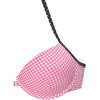 Women's Gingham Push Up Bikini Swimsuit Top Bra Sizing - LASCANA - 4 of 4