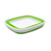 SAMMART 2pcs Kitchen & Outdoor Set : Collapsible Dish Drainer & 7.7L Collapsible Plastic Tub/Basin (Grey+Green) - 3 of 4