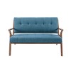 Sapphtopaz Accent Chair Wood Frame Upholstered Modern Lounge Chair Living Room Chair Comfy Chair for Living Room - 4 of 4