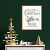16" x 20" Christmas Tree Farm Sign by Wild Apple Portfolio Framed Canvas Wall Art - Amanti Art - 4 of 4