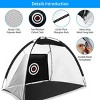 Golf Net Golf Training Aids Practice Nets Driving Hitting Nets with Target Cloth Carry Bag for Indoor Outdoor Sports - 4 of 4