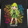 Girls' - Rainbow High - Jade Hunter Graffiti Fitted Short Sleeve Graphic T-Shirt - 2 of 4