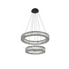 Elegant Lighting Monroe 2 - Light Pendant in  Black - 2 of 4
