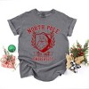 Simply Sage Market Women's Santa North Pole University Short Sleeve Garment Dyed Graphic Tee - 3 of 3