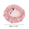 Unique Bargains Women's Flowers Bath Cap 1 Pc - 2 of 3