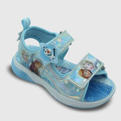 Toddler Girls' Disney Frozen Adventure Ankle Strap Sandals - Blue