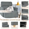 Oversized Upholstered Lounge Chair with Storage Ottoman,Deep Seat Reading Chair for Bedroom or Living Room-Cuddlewood - 2 of 4